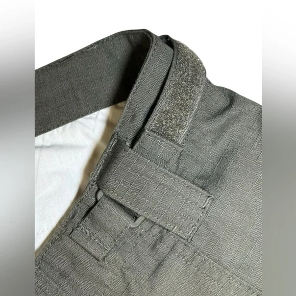 CQR Men's Green Tactical Ripstop Utility Cargo Pants 2XL Adjustable Waist - Picture 6 of 11